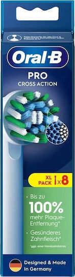 Oral-B Pro CrossAction Ανταλλακτικές Κεφαλές για Ηλεκτρική Οδοντόβουρτσα 8τμχ - Image 2