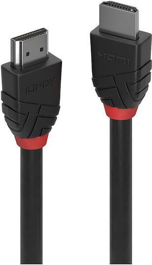 Lindy HDMI 2.0 Cable HDMI male - HDMI male 1m Μαύρο 36471 - Image 3