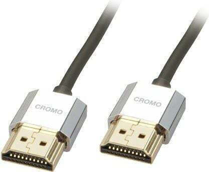 Lindy HDMI 2.0 Cable HDMI male - HDMI male 0.5m Μαύρο 41670 - Image 2