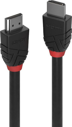 Lindy HDMI 2.0 Cable HDMI male - HDMI male 2m Μαύρο 36472 - Image 3
