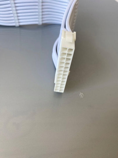 Silverstone 24-Pin ATX - 24-Pin ATX Cable 0.3m Λευκό SST-PP07E-MBW-V2 - Image 7