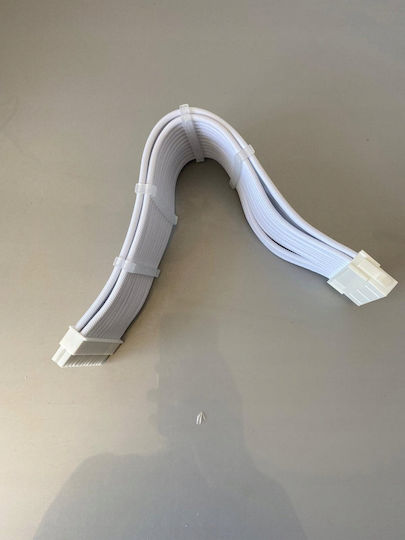 Silverstone 24-Pin ATX - 24-Pin ATX Cable 0.3m Λευκό SST-PP07E-MBW-V2 - Image 5
