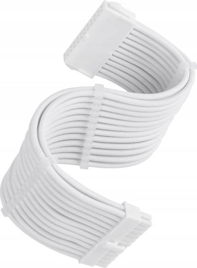 Silverstone 24-Pin ATX - 24-Pin ATX Cable 0.3m Λευκό SST-PP07E-MBW-V2 - Image 2