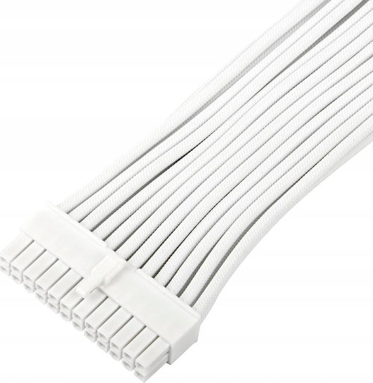 Silverstone 24-Pin ATX - 24-Pin ATX Cable 0.3m Λευκό SST-PP07E-MBW-V2 - Image 3