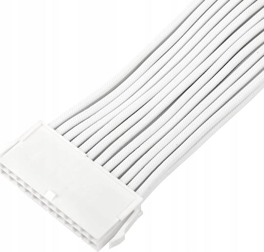 Silverstone 24-Pin ATX - 24-Pin ATX Cable 0.3m Λευκό SST-PP07E-MBW-V2 - Image 4