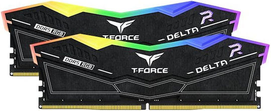 TeamGroup T-Force Delta RGB DDR5 32GB RAM με 2x16GB Modules και Ταχύτητα 7200 για Desktop FF3D532G7200HC34ADC01 - Image 3