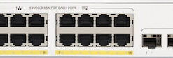 Alternative view of Cisco Catalyst C1300-16P-4X Managed L2 / L3 PoE+ Switch με 16 Θύρες Gigabit (1Gbps) Ethernet και 4 SFP Θύρες