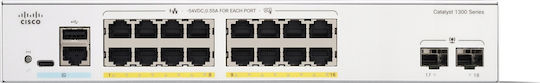 Cisco Catalyst 1300 Managed L2 / L3 PoE Switch με 16 Θύρες Ethernet και 2 SFP Θύρες - Image 4