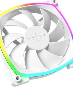 Alternative view of Montech Case Fan 120mm με ARGB Φωτισμό και Σύνδεση 4-Pin PWM 3τμχ Λευκό
