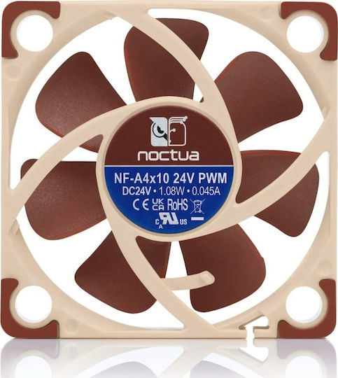 Noctua NF-A4X10 Case Fan 40mm με Σύνδεση 4-Pin PWM Καφέ - Image 4