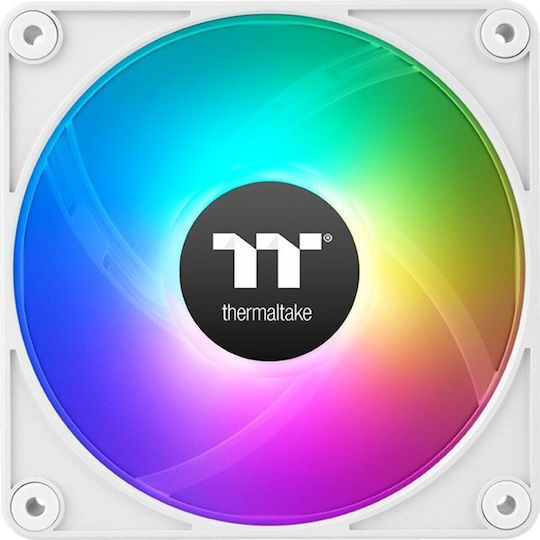 Thermaltake CT120 EX Case Fan με ARGB Φωτισμό και Σύνδεση 3-Pin / 4-Pin PWM 3τμχ Λευκό - Image 3