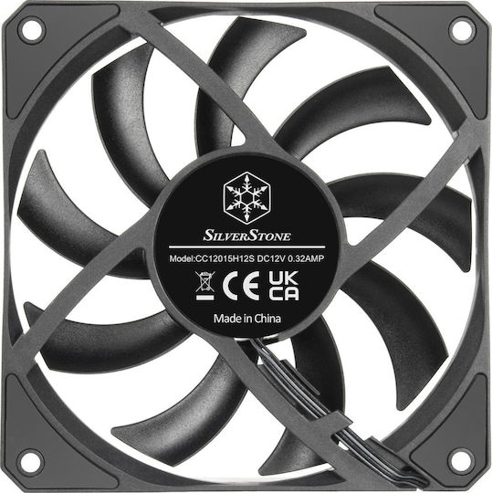 Silverstone Air Slimmer 120 Case Fan με Σύνδεση 4-Pin PWM - Image 4