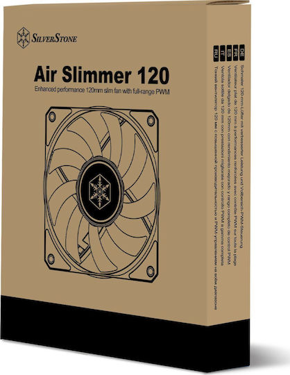 Silverstone Air Slimmer 120 Case Fan με Σύνδεση 4-Pin PWM - Image 10