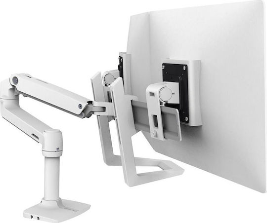 Ergotron LX Dual Direct Βάση Γραφείου για 2 Οθόνες με Βραχίονα Λευκή - Image 6