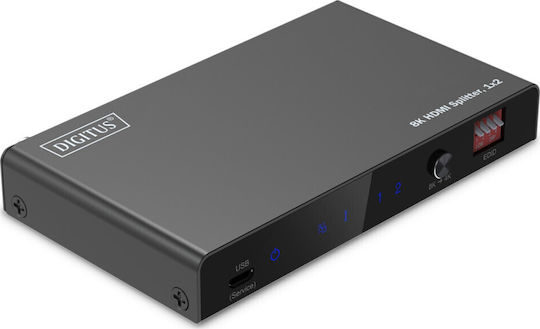 Digitus Διαχωριστής Hdmi 1x2 8k/60hz