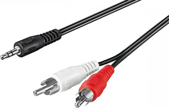 Goobay Audio Cable 3.5mm male - 2x RCA male 10m (50441)