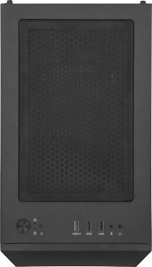 Silverstone FARA H1M Gaming Mini Tower Κουτί Υπολογιστή με Πλαϊνό Παράθυρο Μαύρο - Image 11