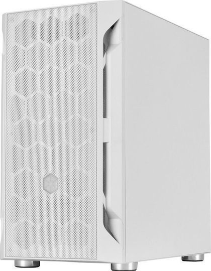 Silverstone FARA H1M Gaming Mini Tower Κουτί Υπολογιστή με Πλαϊνό Παράθυρο Λευκό - Image 4