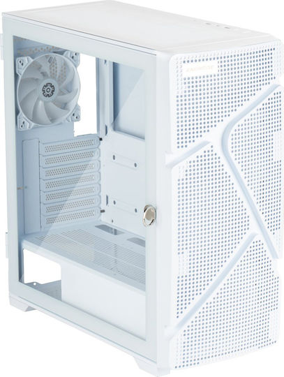 Enermax MarbleShell MS31 RGB Gaming Midi Tower Κουτί Υπολογιστή με Πλαϊνό Παράθυρο Λευκό - Image 4