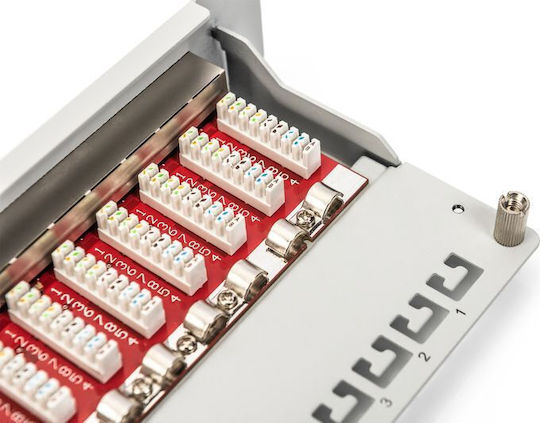 Digitus Patch Panel Shielded για Rack 1U 10" 12 Θυρών Γκρι DN-91612S-EA-G - Image 7