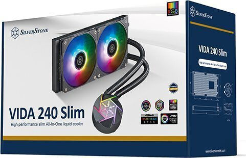 Silverstone SST-VD240-SLIM Υδρόψυξη Επεξεργαστή Διπλού Ανεμιστήρα 120mm για Socket AM4/AM5/1700/1200/115x με ARGB Φωτισμό - Image 7