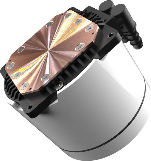 Alpenfoehn Gletscherwasser 360 RGB Υδρόψυξη Επεξεργαστή Τριπλού Ανεμιστήρα 120mm για Socket AM4/AM5/1200/115x Λευκή - Image 11