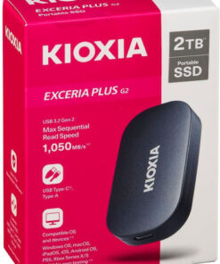 Alternative view of Kioxia Exceria Plus G2 USB 3.2 / USB-C Εξωτερικός SSD 2TB Μαύρο