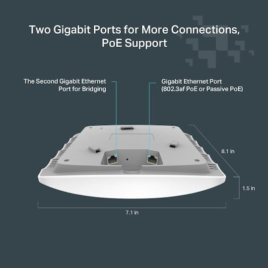 TP-LINK Festa F54 v1 Access Point Wi‑Fi 5 Dual Band (2.4 & 5GHz) - Image 6