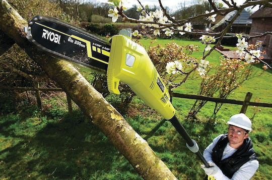 Ryobi 5133002228 Τηλεσκοπικό Κονταροπρίονο Ρεύματος 750W με Λάμα 20cm Συνολικού Μήκους 400cm και Βάρους 3.8kg - Image 3