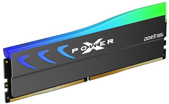 Silicon Power Storm RGB DDR5 με Module 1x32GB και Ταχύτητα 6000 για Desktop SP032GXLWU60BFSK - Image 2