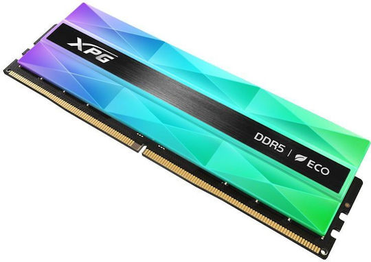Adata Lancer Neon RGB DDR5 32GB RAM με 2x16GB Modules και Ταχύτητα 6000 για Desktop AX5U6000C3016G-DCLANRSG - Image 2
