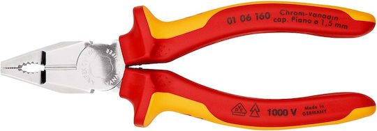 Knipex Πένσα Ίσια Ηλεκτρολόγου Μήκους 160mm 01 06 160 - Image 3