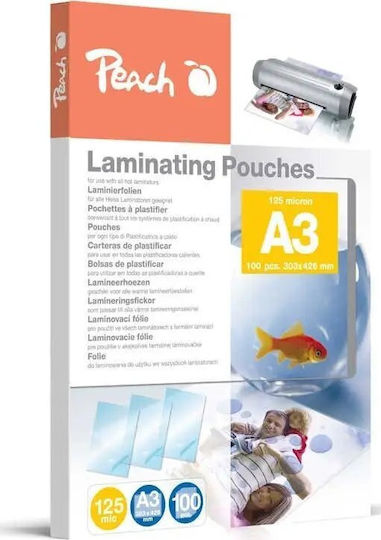 Peach Ζελατίνες Πλαστικοποίησης PP525-01 100τμχ