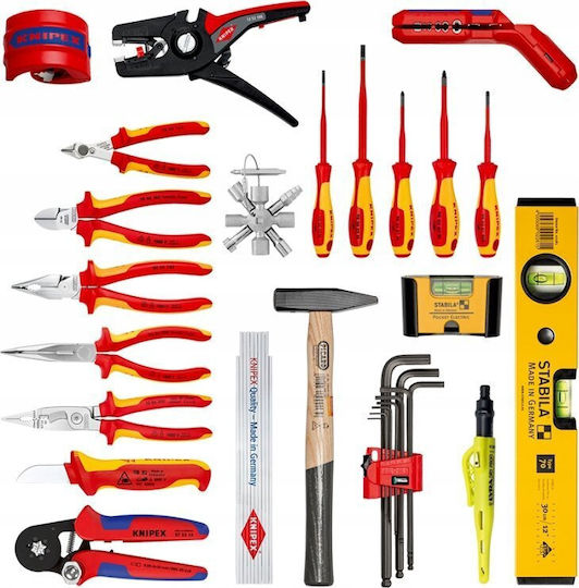 Knipex 00 21 50 E Τσάντα Πλάτης με 23 Εργαλεία Ηλεκτρολόγου - Image 4