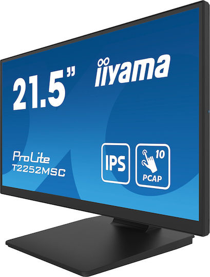 Iiyama POS Monitor 22" LED / IPS με Ανάλυση 1920x1080 T2252MSC-B2AG - Image 2