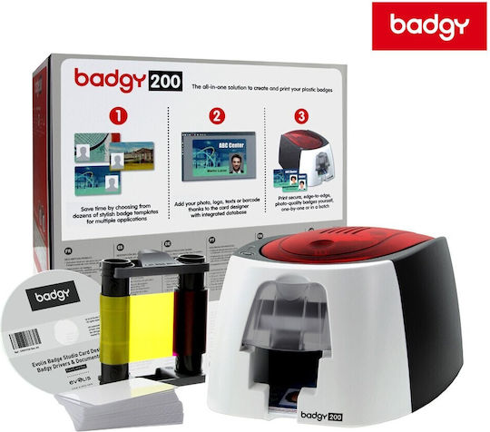 Evolis Badgy 200 Έγχρωμoς Εκτυπωτής Θερμικός 15B22U0000RS - Image 4