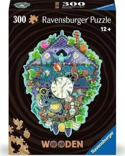 Ξύλινο Παιδικό Puzzle Ρολόι 300pcs Ravensburger
