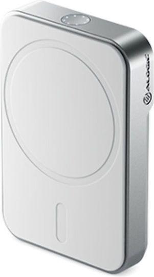 Alogic Matrix Universal MagSafe Power Bank 5000mAh με Θύρα USB-C Λευκό