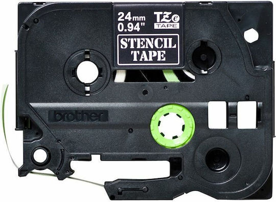 Brother P-touch Ταινία Ετικετογράφου 3m x 24mm σε Μαύρο Χρώμα - Image 2