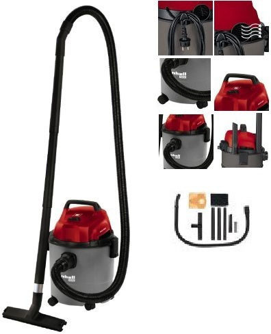 Einhell Tcvc 1815 Σκούπα Υγρών / Στερεών 1250W με Πλαστικό Κάδο 15lt - Image 2