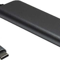 Alternative view of Inter-Tech USB 3.2 Hub 5 Θυρών με σύνδεση USB-C Γκρι