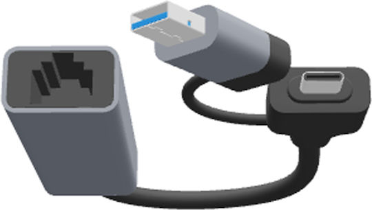 Gembird A-USB3AC-LAN2G-01 USB-C Αντάπτορας Δικτύου για Ενσύρματη σύνδεση Ethernet - Image 4