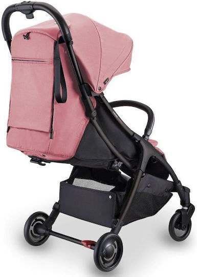 Globber Lite Καρότσι Μωρού Kατάλληλο για Nεογέννητο Deep Pastel-Pink 7.4kg 925-210 - Image 4