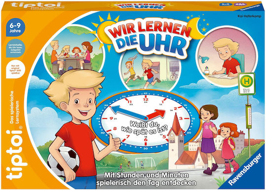 Ravensburger Γερμανικά Εκπαιδευτικό Παιχνίδι Εκμάθησης Ώρας από Ξύλο 00126