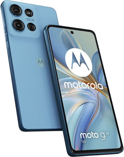 Motorola Moto G75 5G Dual SIM (8/256GB) Aqua Blue - Image 3