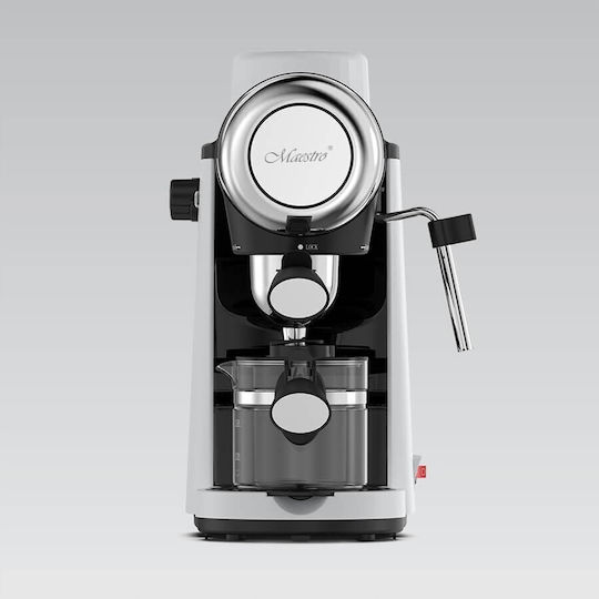 Maestro Μηχανή Espresso 800W Πίεσης 3.5bar Καφέ MR-410 - Image 2