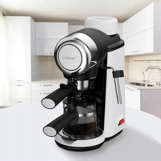 Maestro Μηχανή Espresso 800W Πίεσης 3.5bar Καφέ MR-410 - Image 4