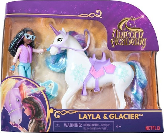 Spin Master Unicorn Academy Σετ Κούκλας Layla & Glacier για 4+ Ετών 6066849