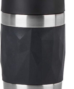Emsa Travel Ποτήρι Θερμός Ανοξείδωτο 300ml Μαύρο N2160100