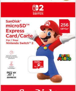 Sandisk Nintendo Switch 2 Mario Logo microSDXC 256GB